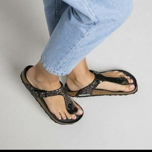 AUTHENTIC BIRKENSTOCK SANDALS (GIZEH METALLIC)